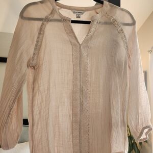 Counterparts Gauze Blouse